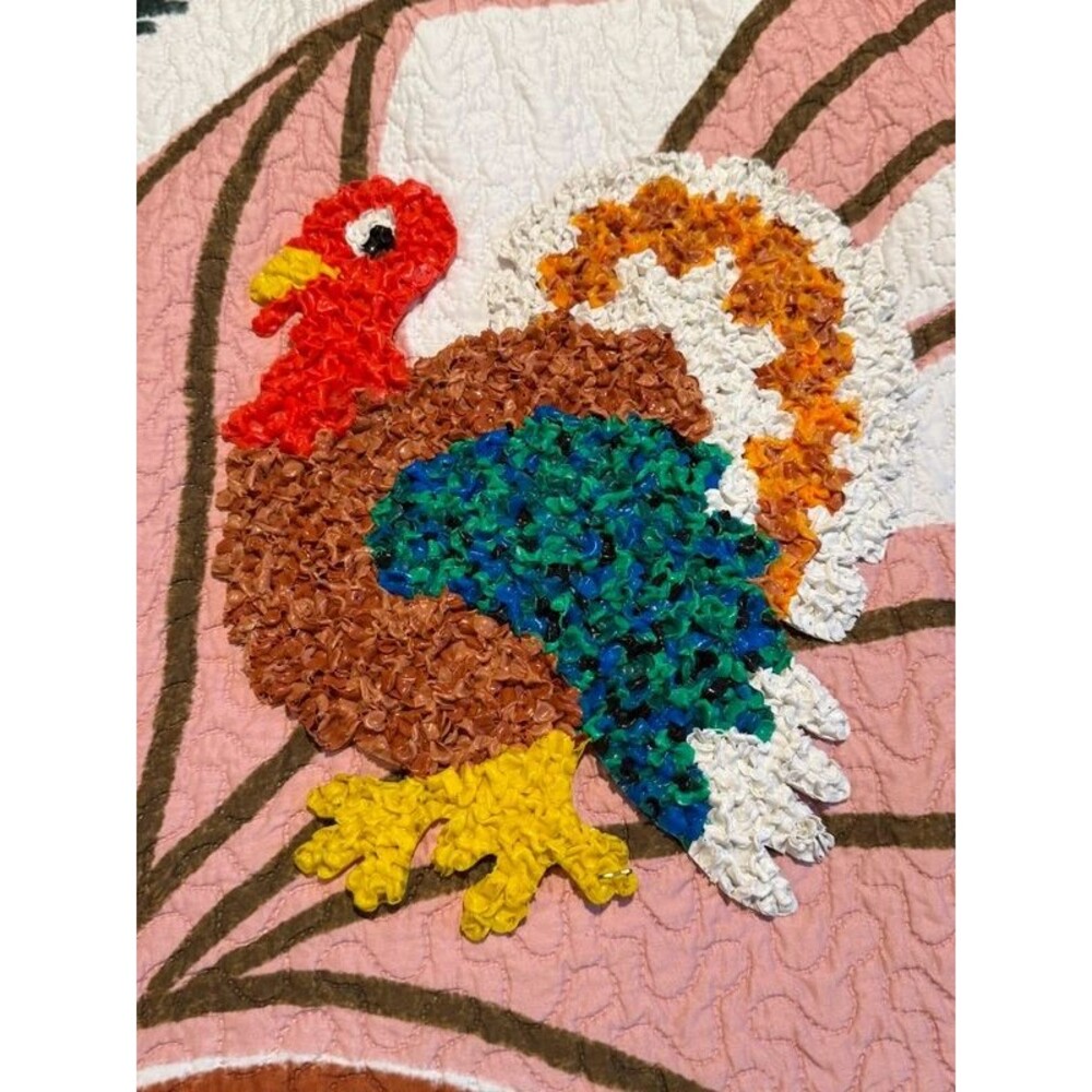 Vintage Popcorn Turkey Decoration